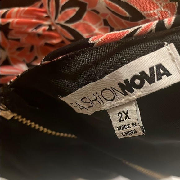 Fashion Nova Black and Pink Maxi Dress - Picture 8 of 8